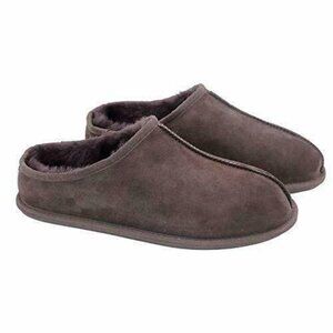 Kirkland Signature Mens Shearling Genuine Sheepskin Clog Slipper 8 Color Brown